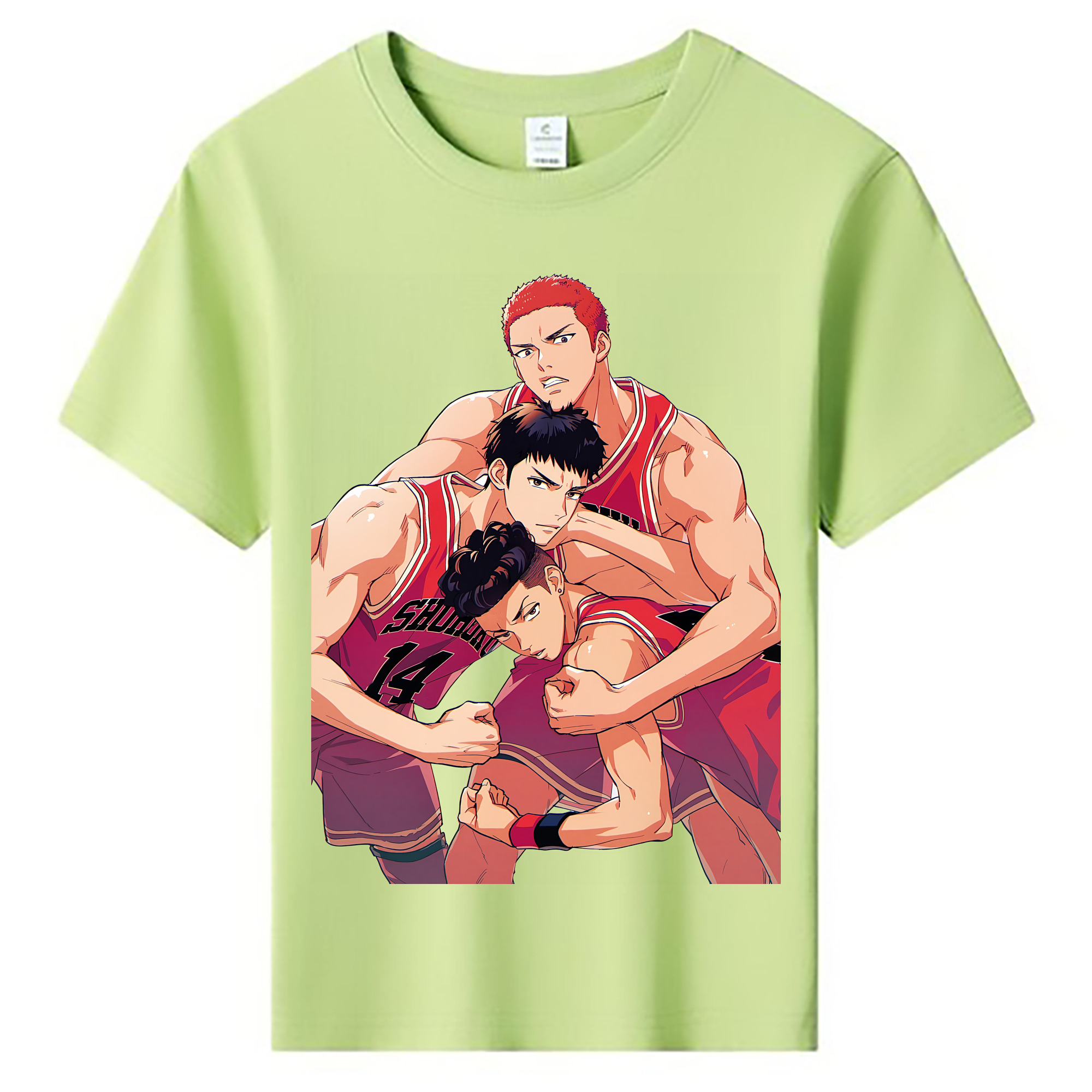 （画像用） SLAM DUNK／スラムダンク 綿100％キッズTシャツ（フロントプリント）